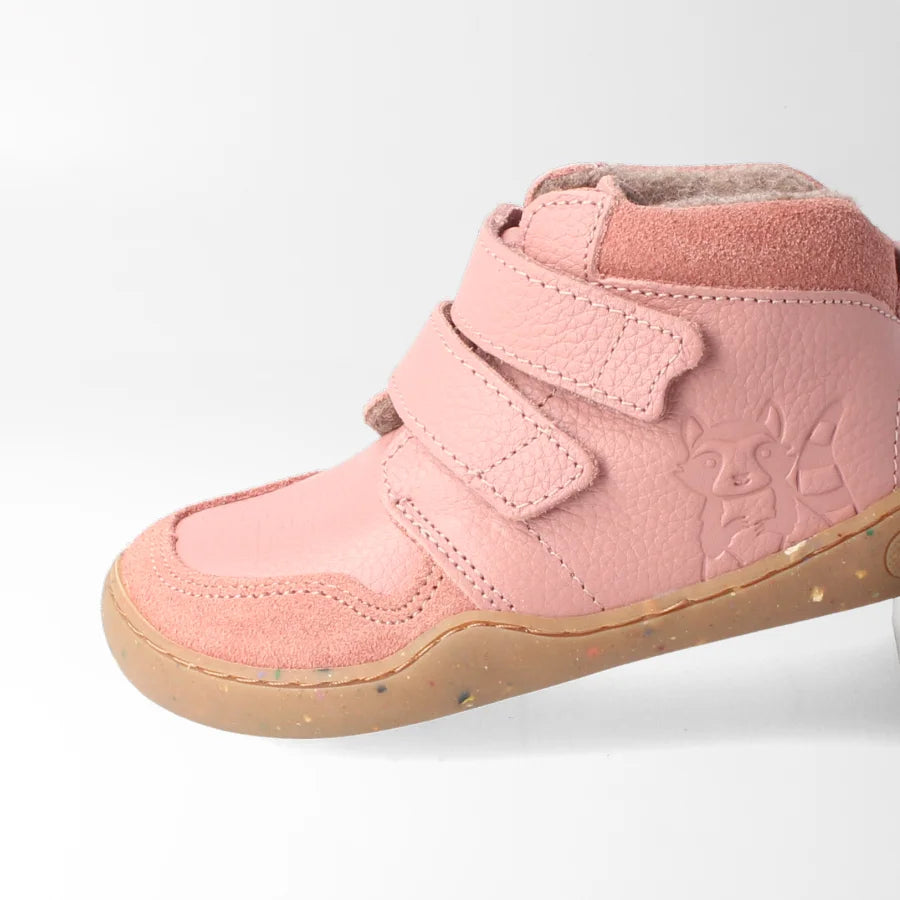 Barfußschuh streifenhörnchenSTYLE altrosa, leicht gefüttert| bLIFESTYLE