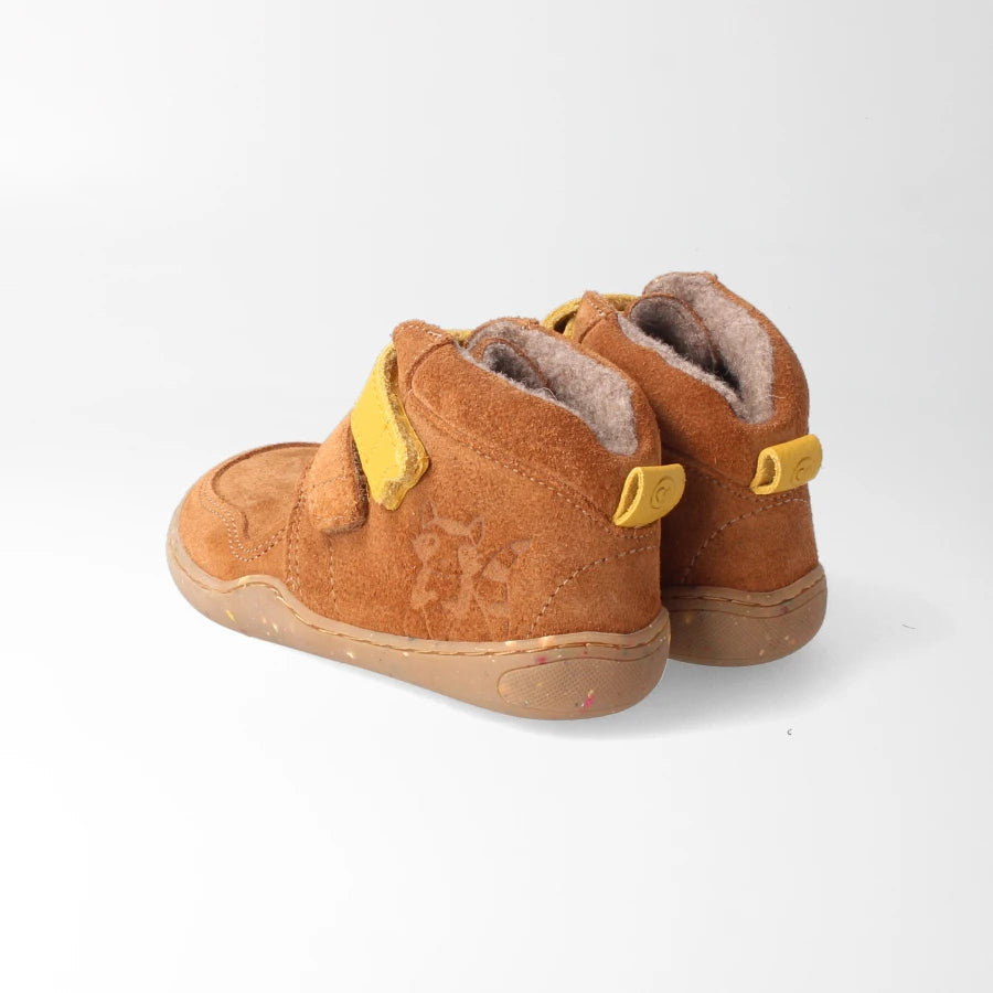 Barfußschuh streifenhörnchenSTYLE haselnuss, leicht gefüttert | bLIFESTYLE