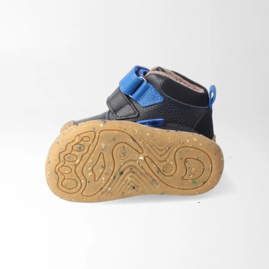 Barfußschuh leicht gefüttert streifenhörnchenSTYLE baby marine | bLIFESTYLE