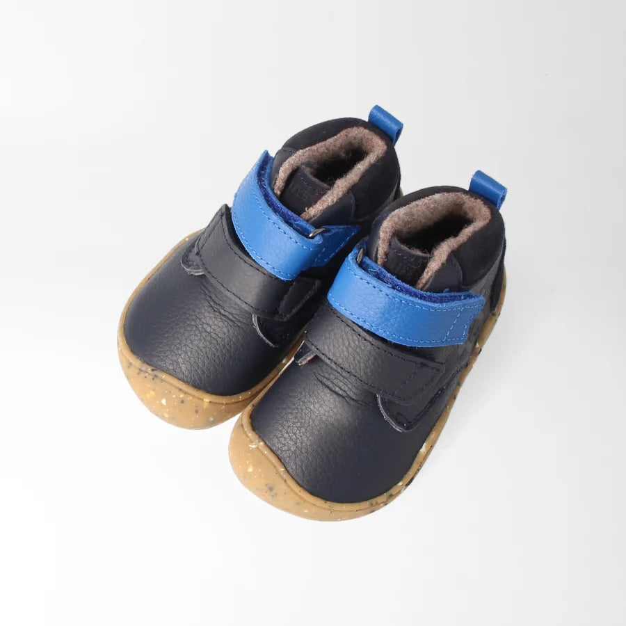 Barfußschuh leicht gefüttert streifenhörnchenSTYLE baby marine | bLIFESTYLE