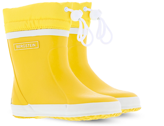 Thermo Gummistiefel, Winter, Gelb, mit Zugband | Bergstein