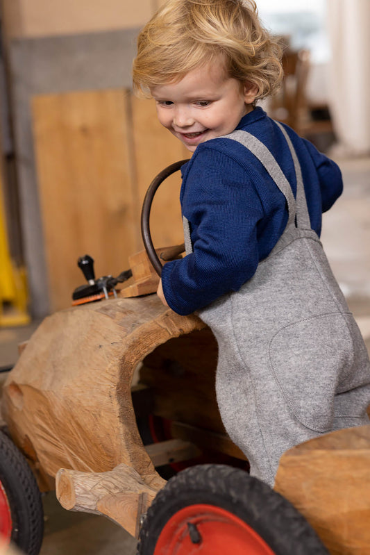 Wollwalk-Hose mit Träger | disana