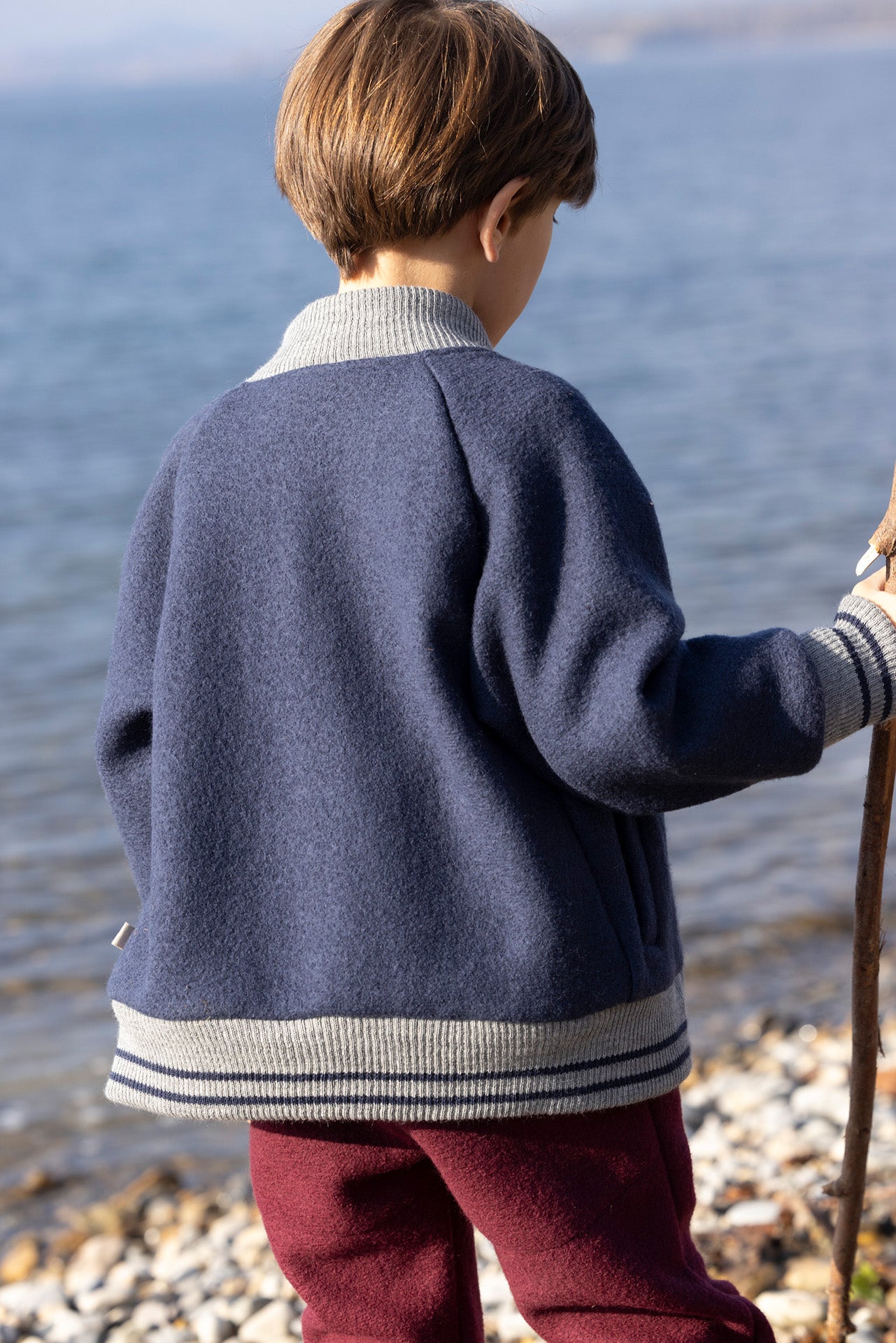 College-Jacke - Wollwalk - indigo | disana