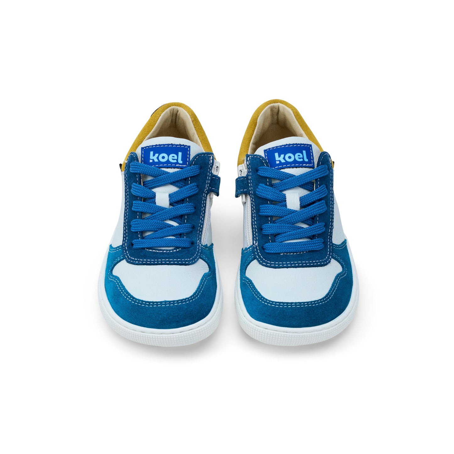 Barfußsneaker DATE SUEDE gelb/blau | Koel