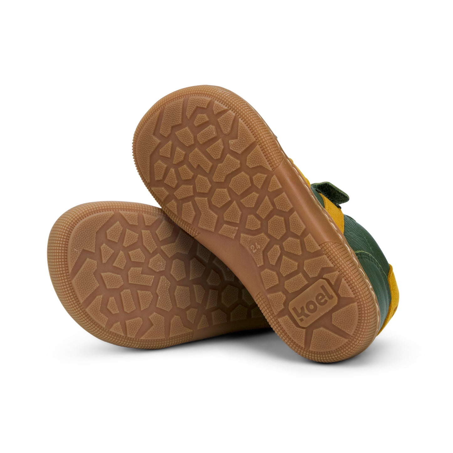 K4Kids Barfußschuhe Dylan Leder | Grün | KOEL Shoes