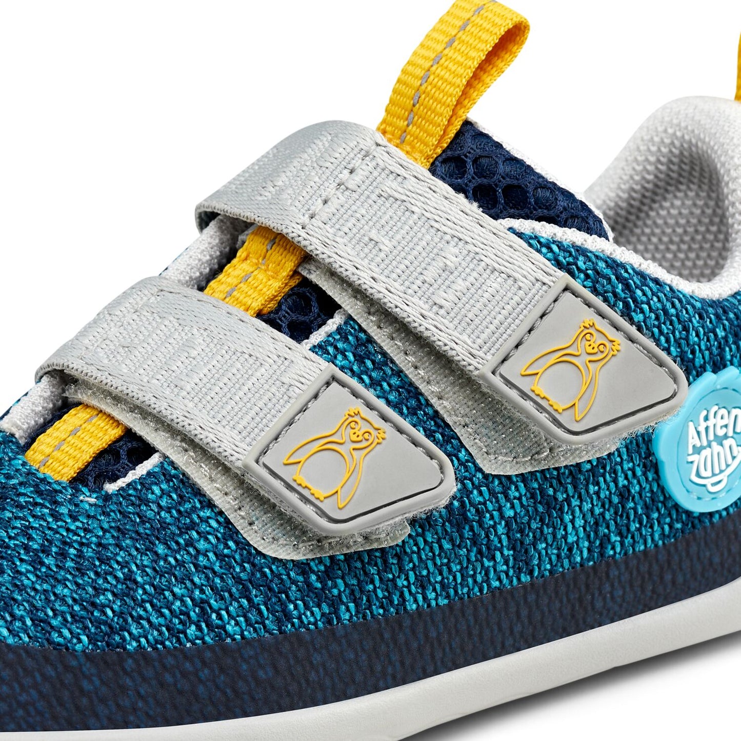 Barfußschuh für den Sommer Happy Knit, Pinguin | Affenzahn