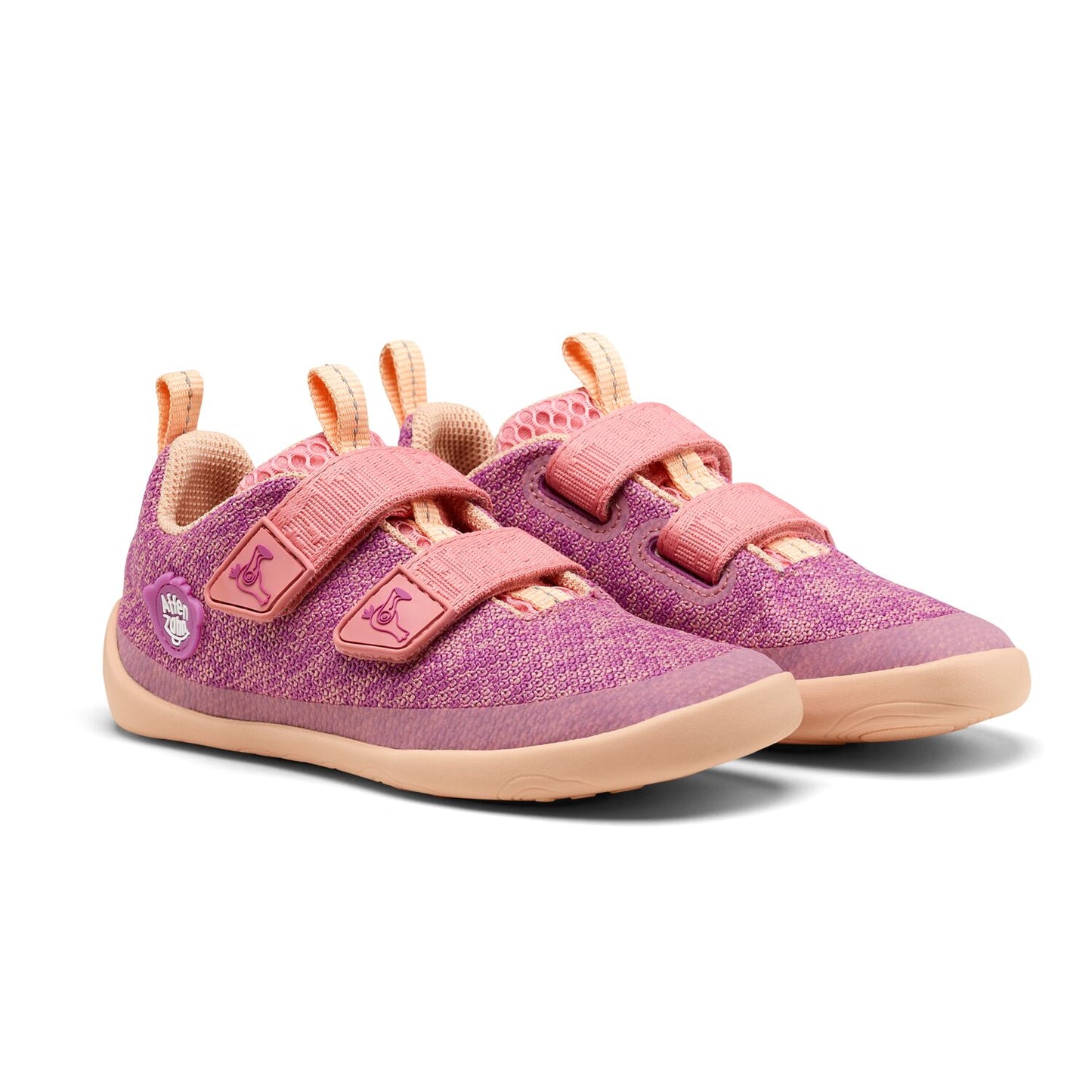 Barfußschuh Affenzahn | Kinderschuh aus Knit | Flamingo