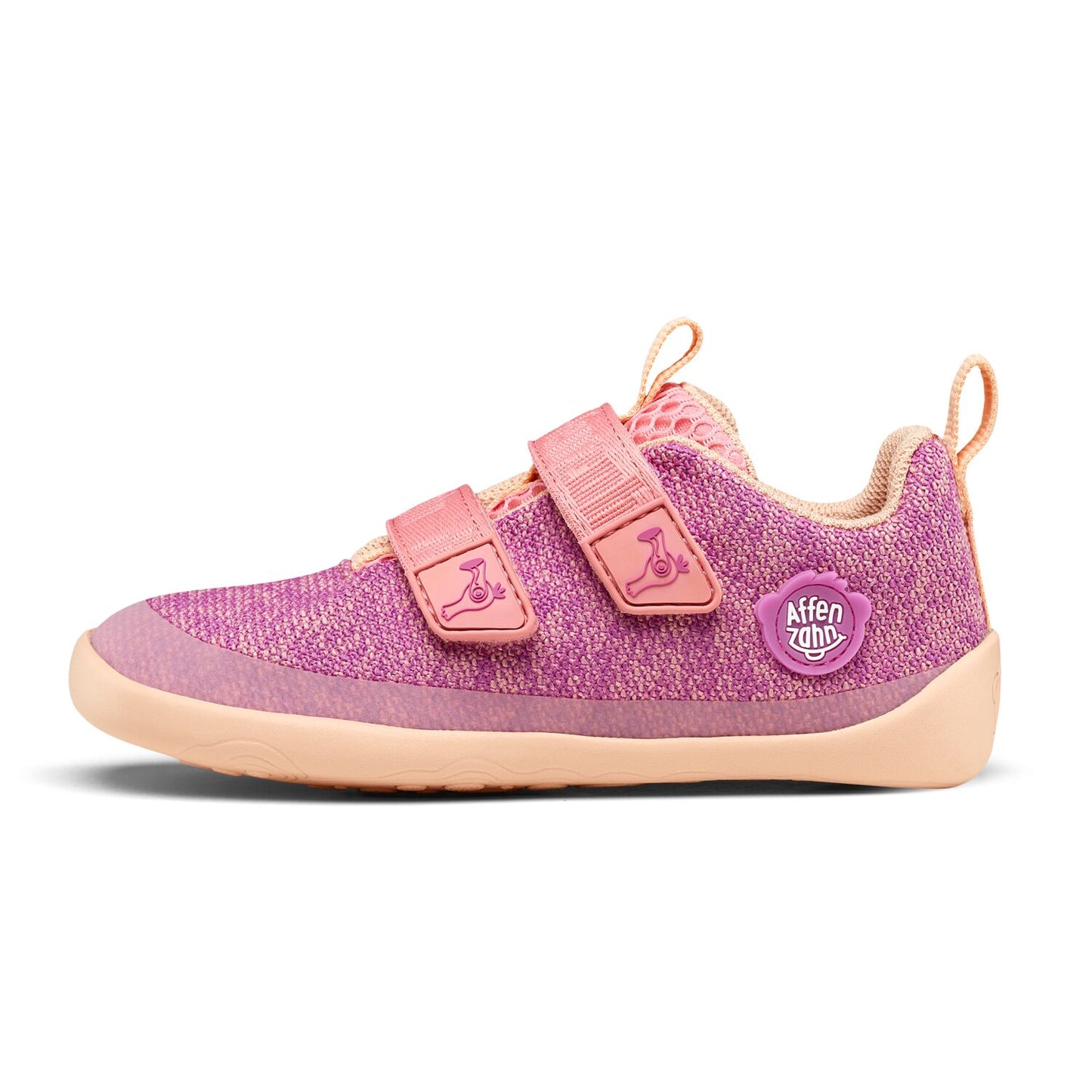 Barfußschuh Affenzahn | Kinderschuh aus Knit | Flamingo