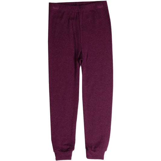 Leggings Wolle/Seide in beere | Lilano