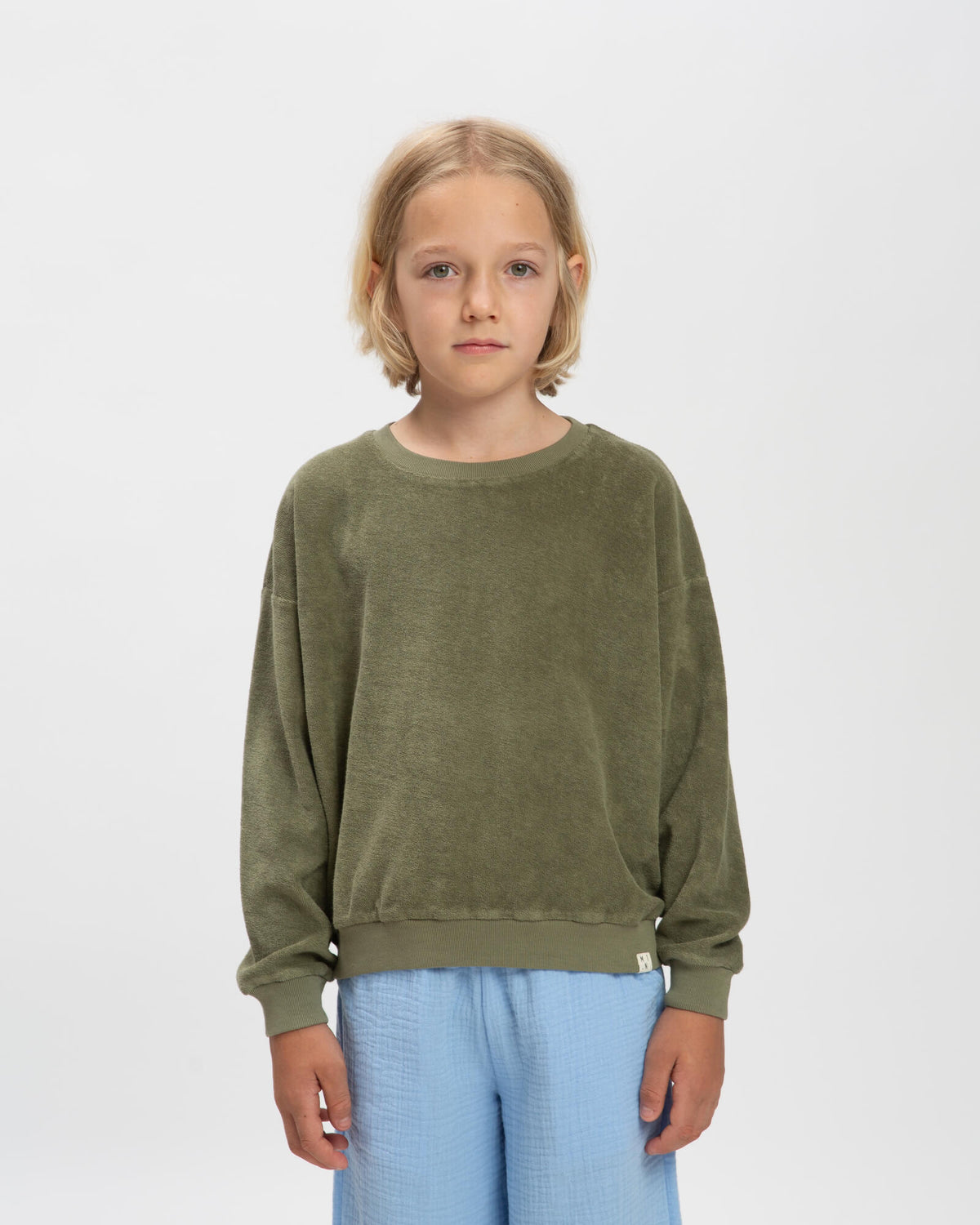 Crewneck Sweatshirt olive green | MATONA