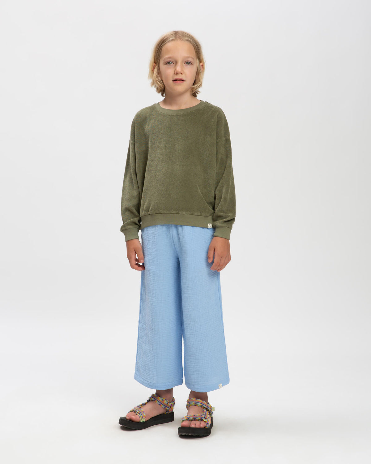 Crewneck Sweatshirt olive green | MATONA