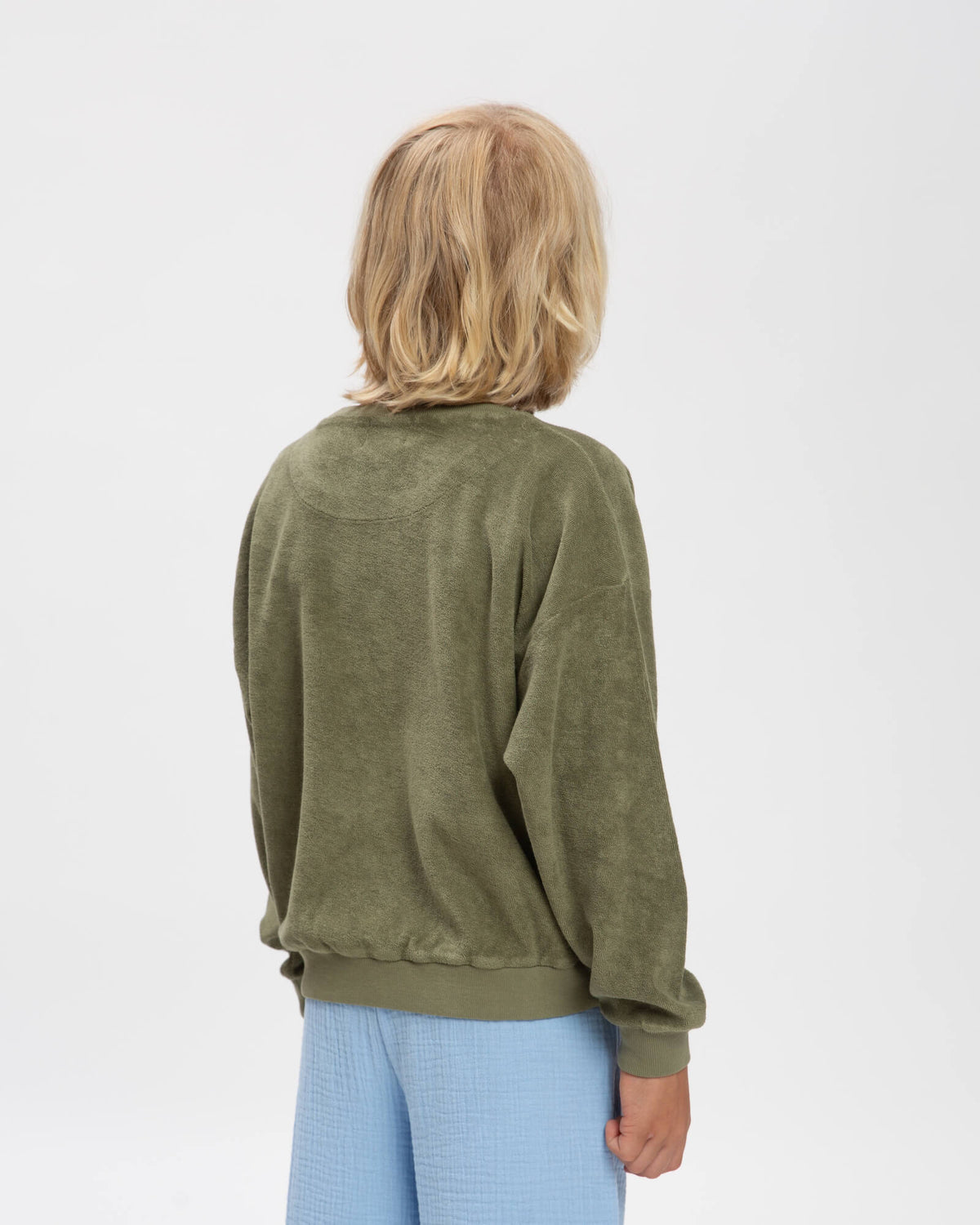 Crewneck Sweatshirt olive green | MATONA