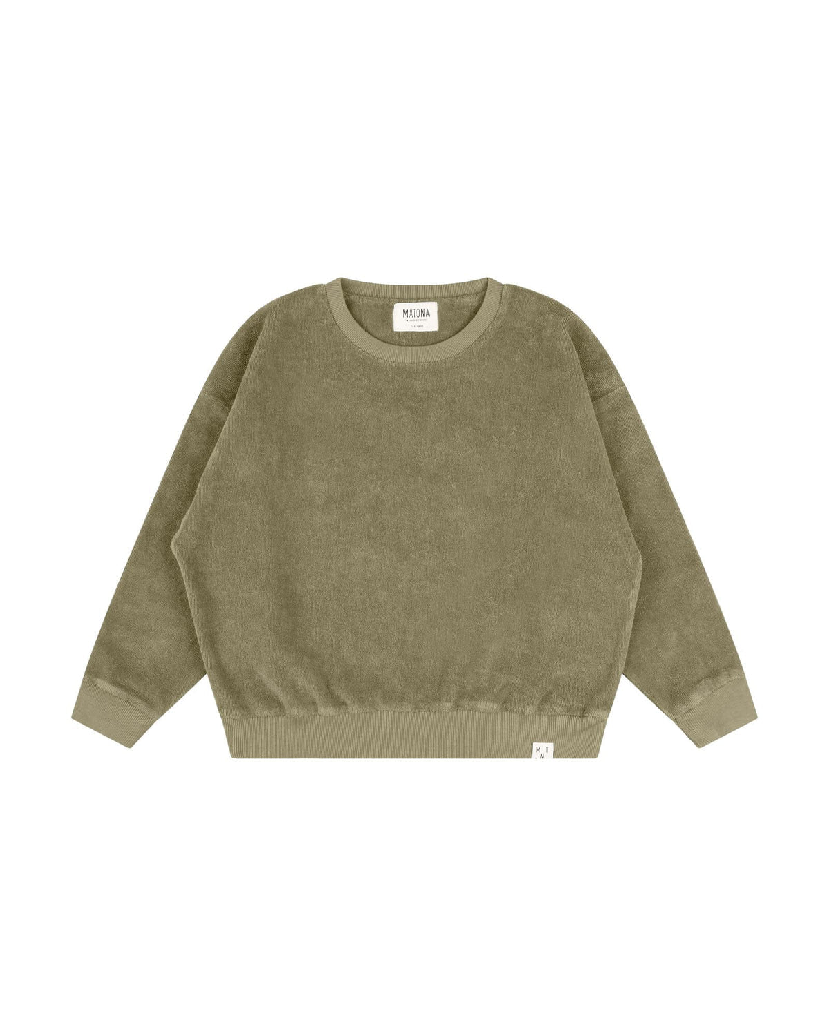 Crewneck Sweatshirt olive green | MATONA