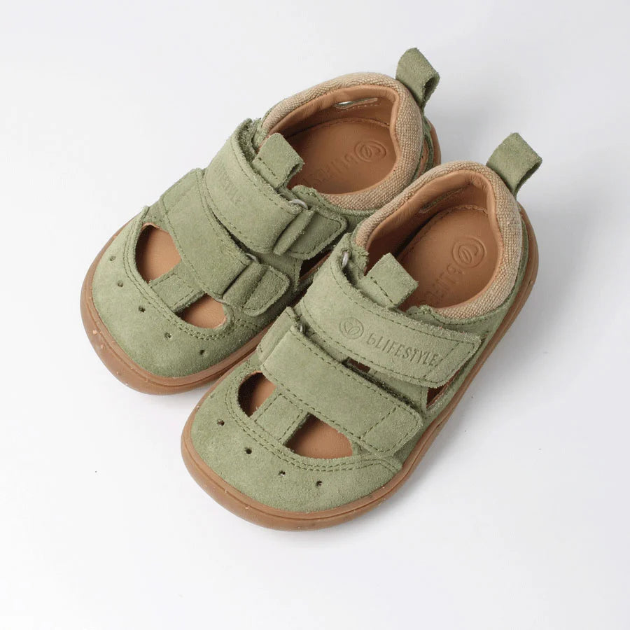 Barfußsandale kammolchSTYLE, Moosgrün | bLIFESTYLE