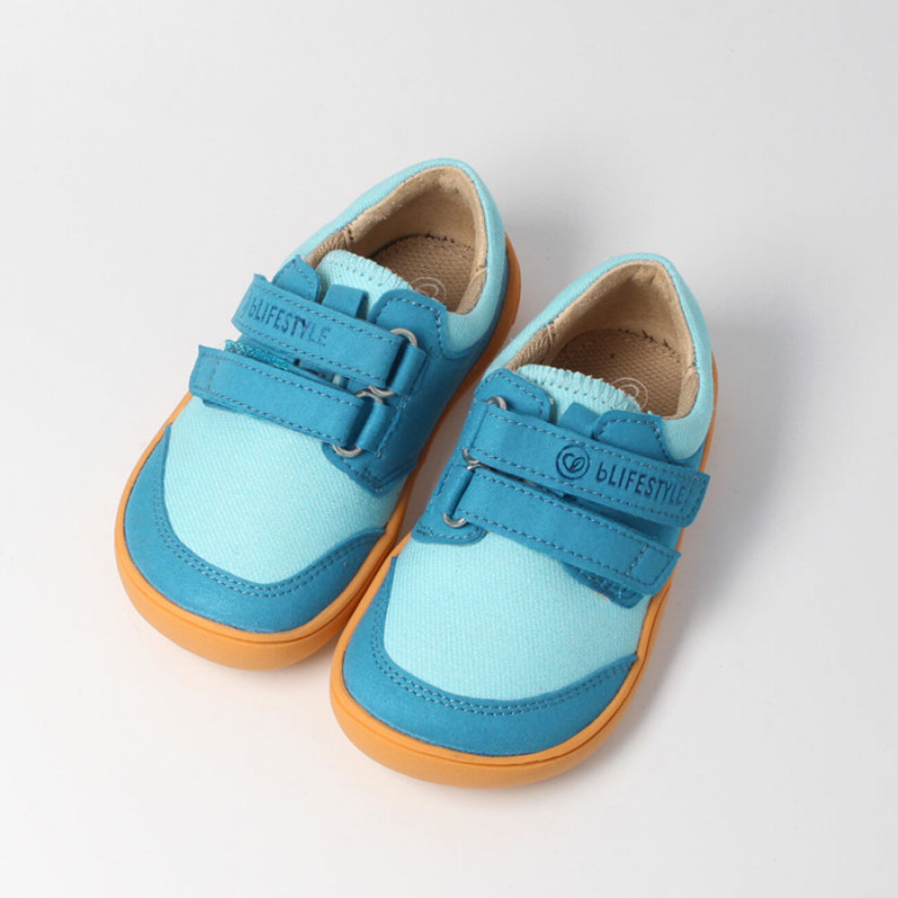 CROCODILE Sommer Barfußschuh Kinder, Türkis | bLIFESTYLE