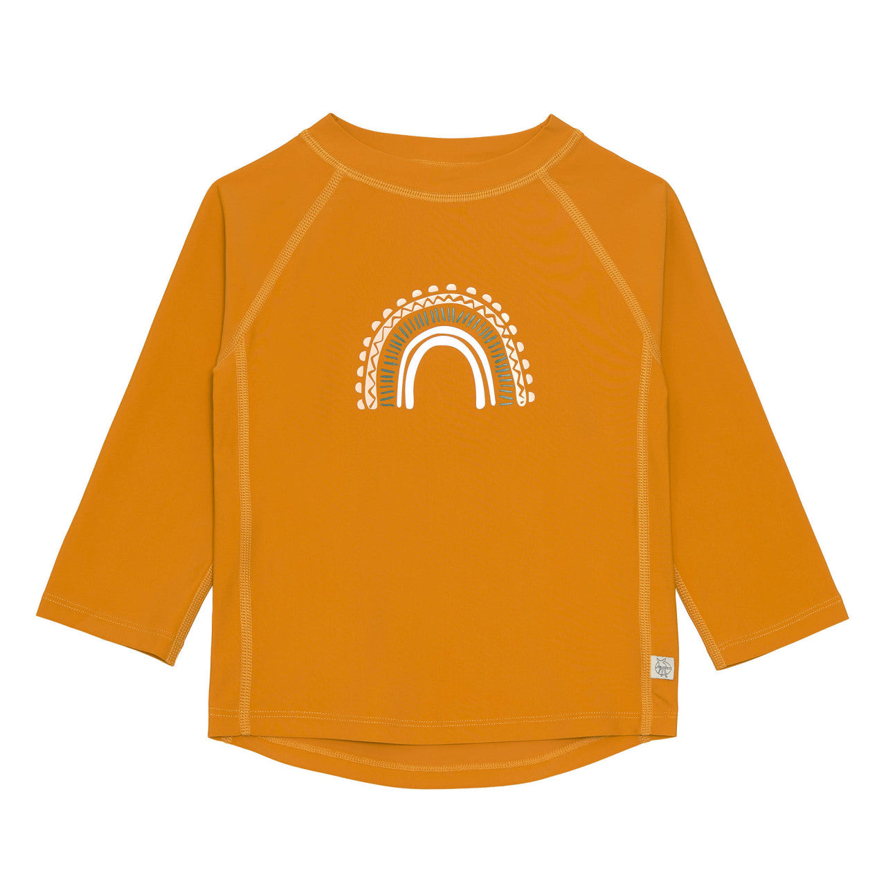 UV Strandshirt Kinder Langarm - Regenbogen, Goldgelb | Lässig