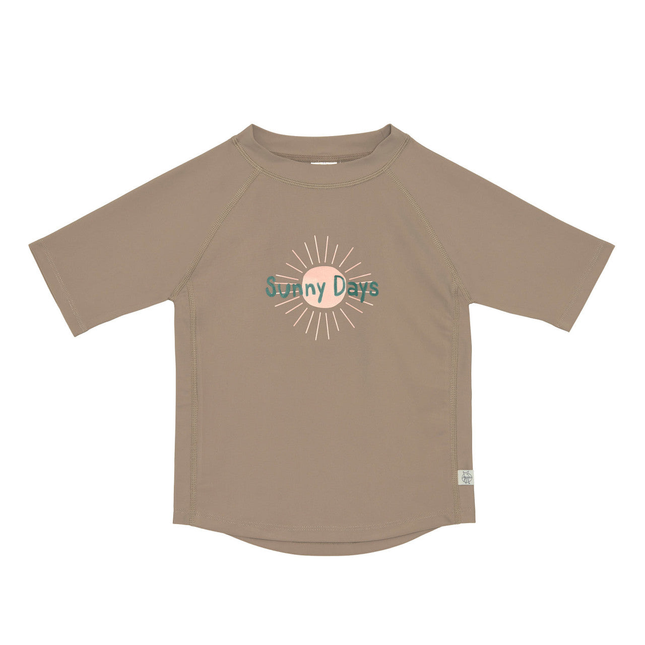 UV Schwimmshirt Kurzarm mit UV-Schutz 60 - Sonne - Braun| Lässig