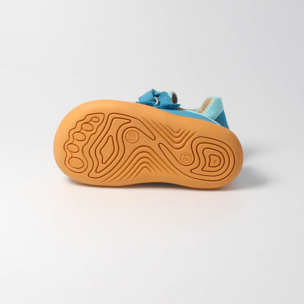 CROCODILE Sommer Barfußschuh Kinder, Türkis | bLIFESTYLE