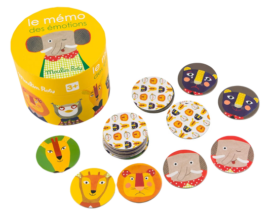 Popipop. Memoryspiel. Emotionen. Tiere