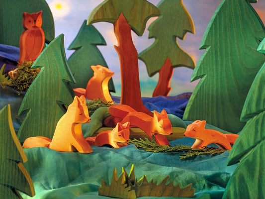 Fuchs klein sitzend | Ostheimer