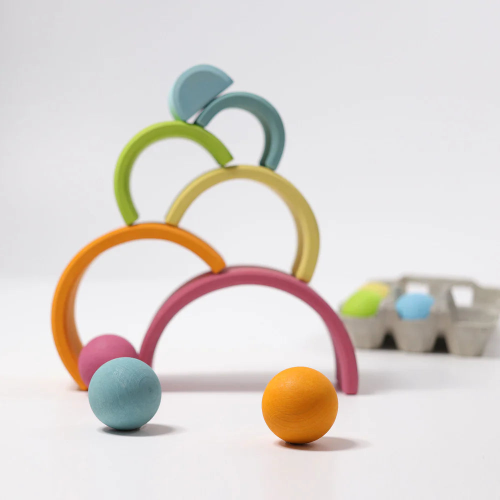 Regenbogen, 6-teilig, Pastell | Grimms