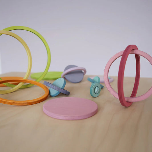 Konzentrische Kreise und Ringe Pastell | Grimms