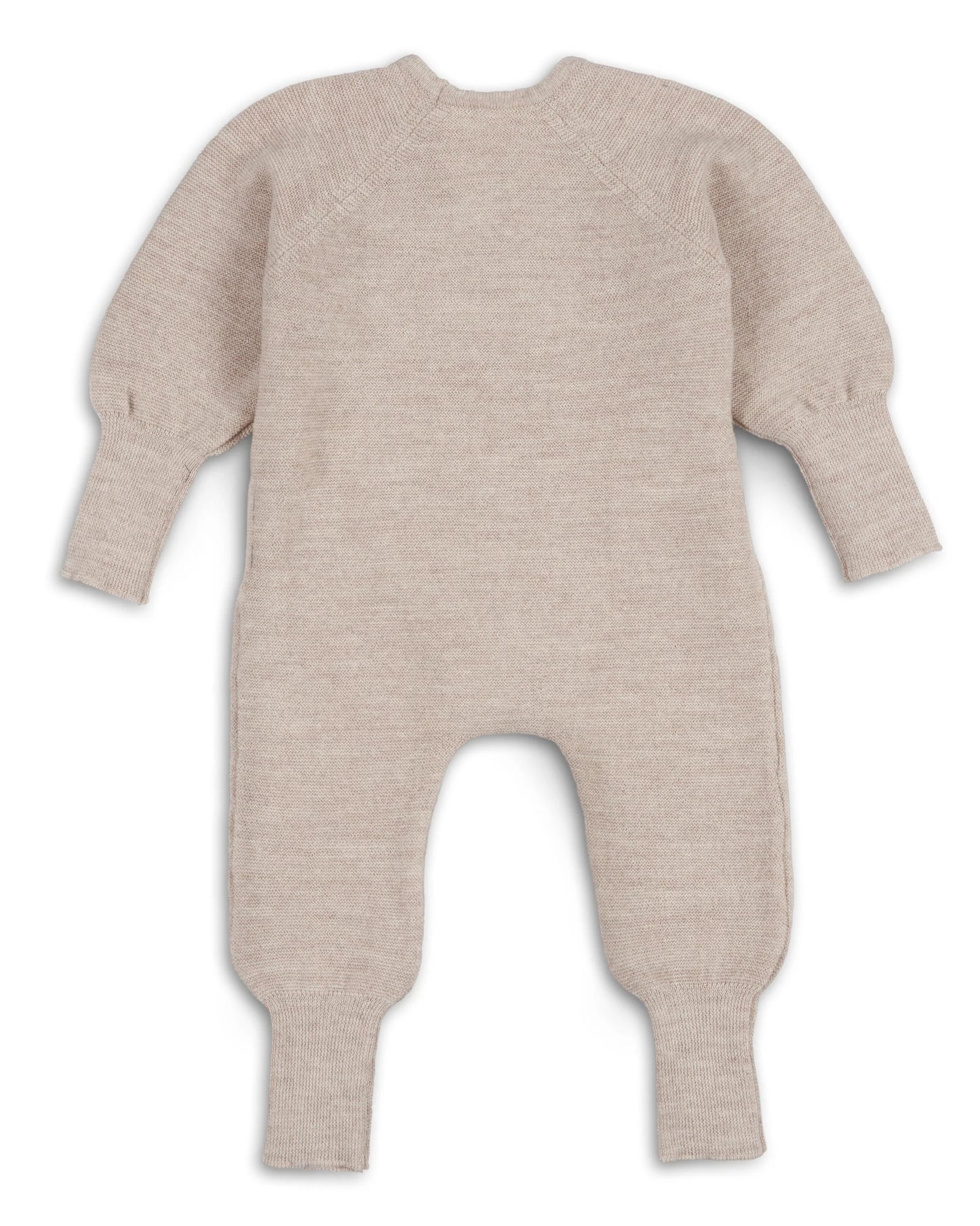 Feinstrick Overall mit Olivenholzknöpfen | HALFEN