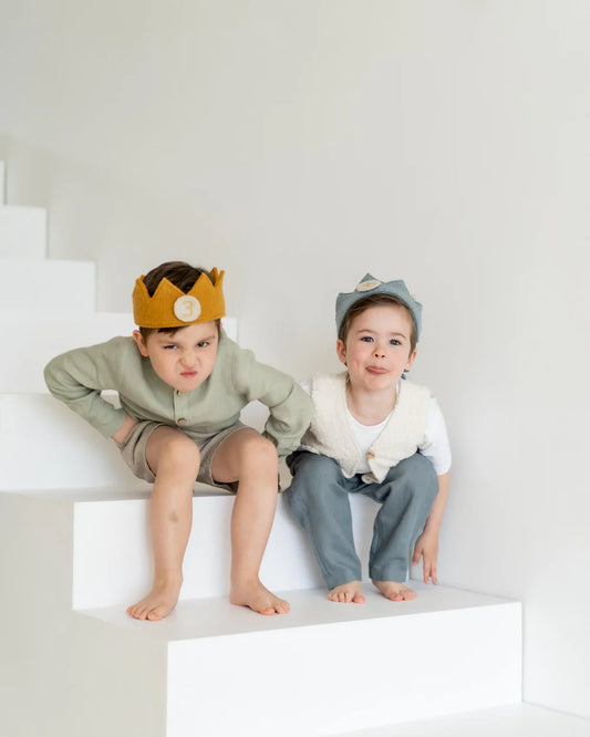 Zahlen für die Geburtstagskrone aus Wollwalk | Halfen