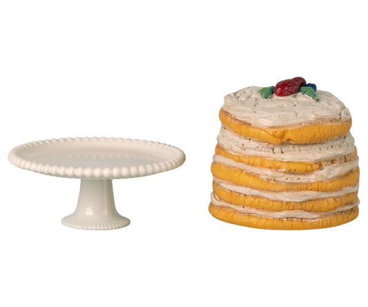 Partykuchen und Kuchenplatte, Maus – Off Weiß_2