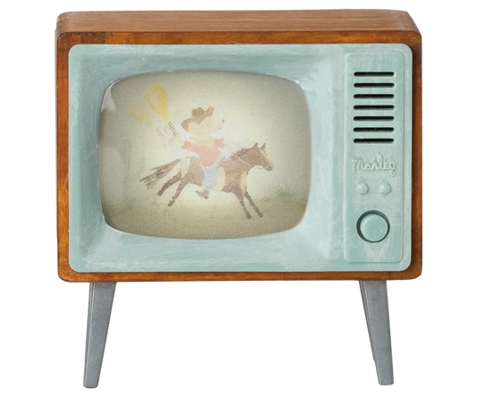 Maileg Miniatur-Fernseher – Retro-Design mit Lichtfunktion_3