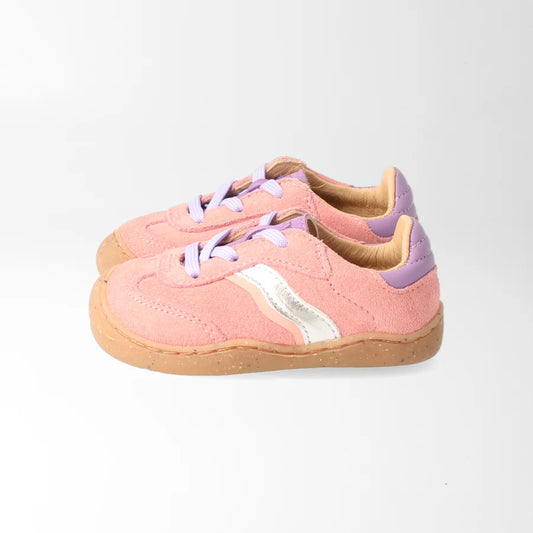 bLIFESTYLE Barfußschuh wildbieneSTYLE BABY wolkenrosa – Leder-Sneaker für erste Schritte-Seitenansicht