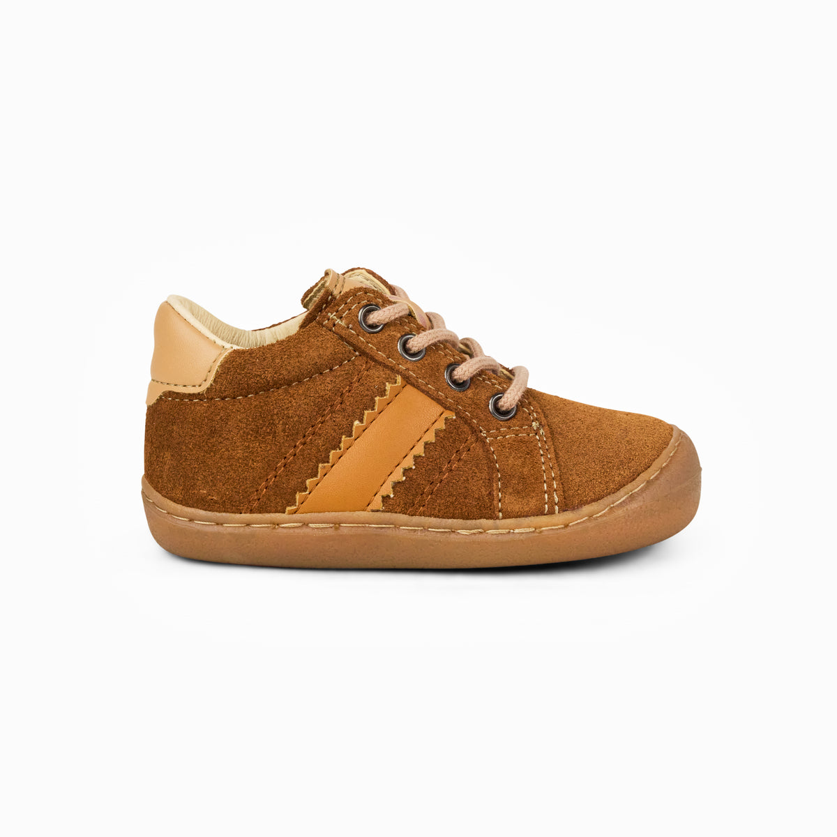 BLAKE Suede – Klassischer Schnür-Barfußschuh