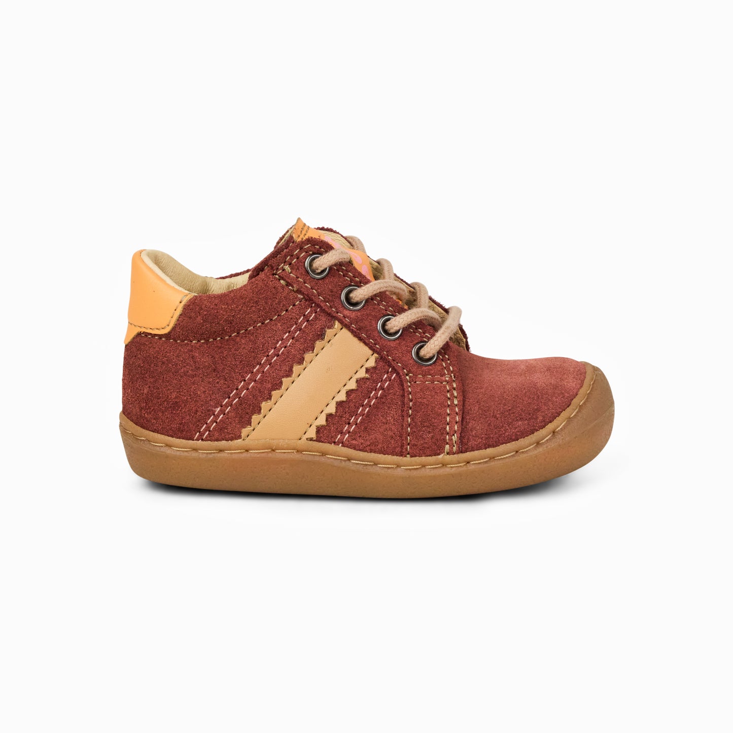 BLAKE Suede – Klassischer Schnür-Barfußschuh