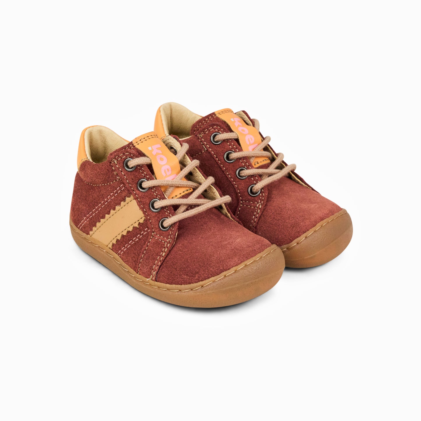 BLAKE Suede – Klassischer Schnür-Barfußschuh