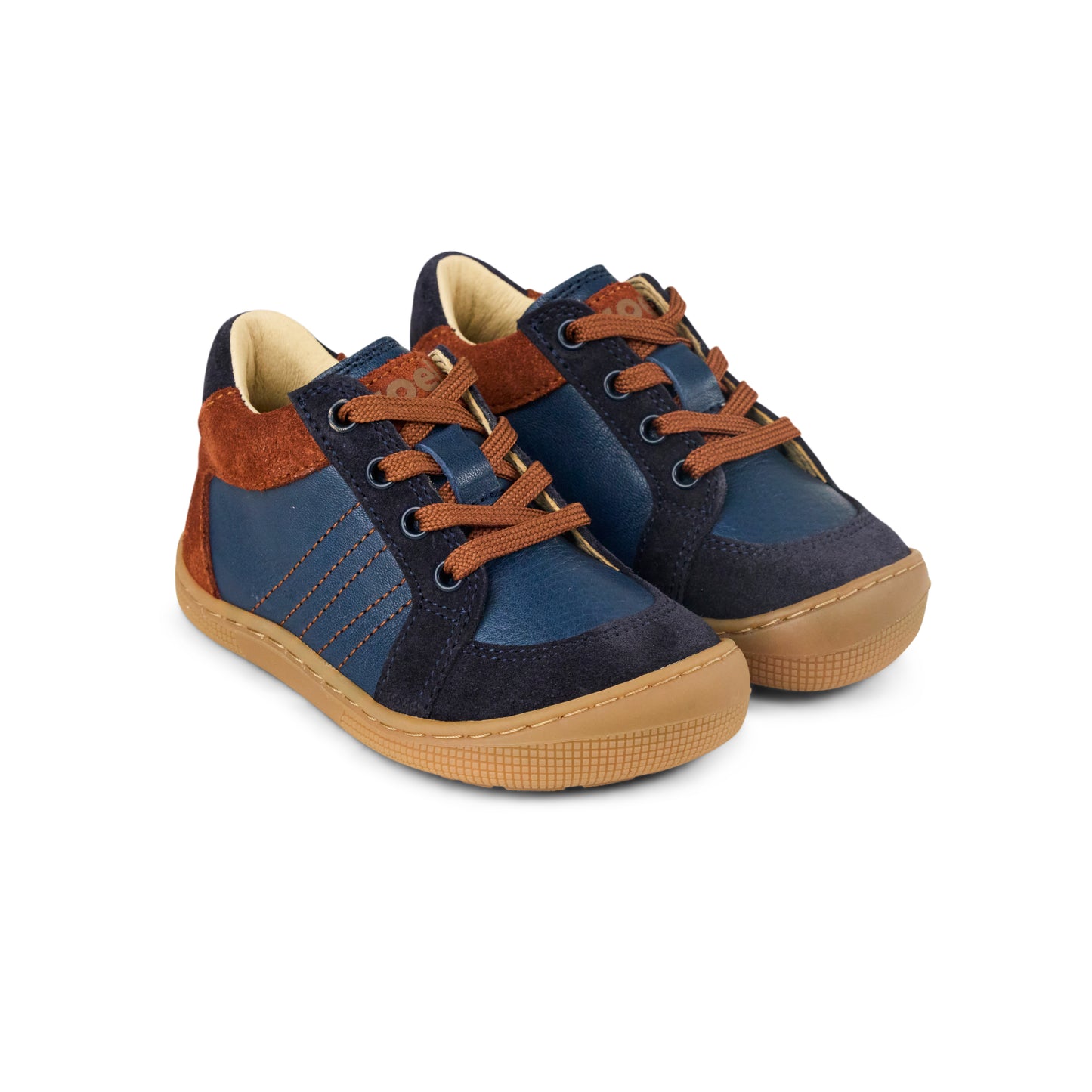 DION Suede – Kinder Barfuß-Sneaker zum Schnüren