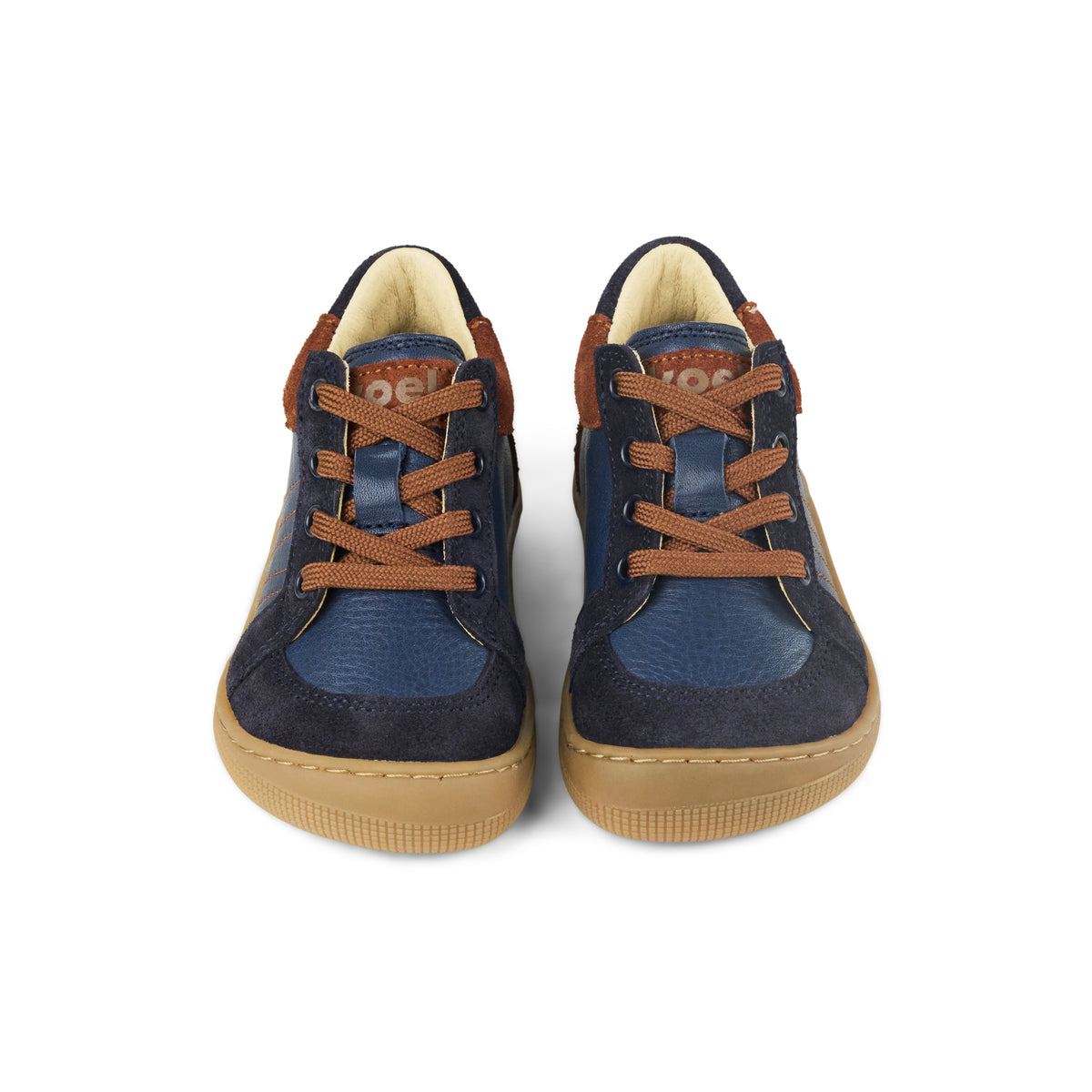 DION Suede – Kinder Barfuß-Sneaker zum Schnüren