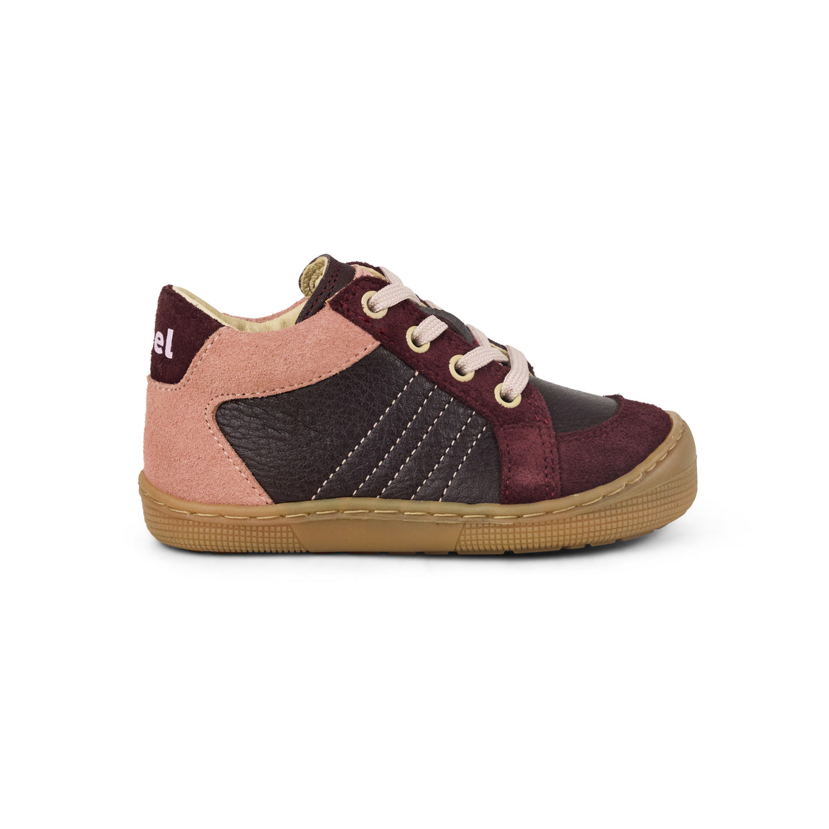 DION Suede – Kinder Barfuß-Sneaker zum Schnüren