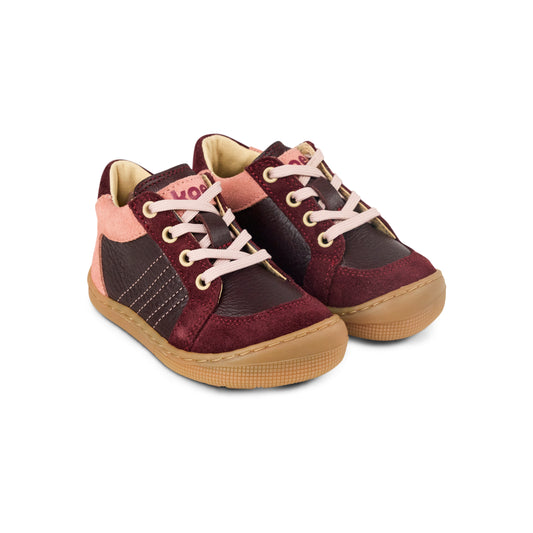 DION Suede – Kinder Barfuß-Sneaker zum Schnüren