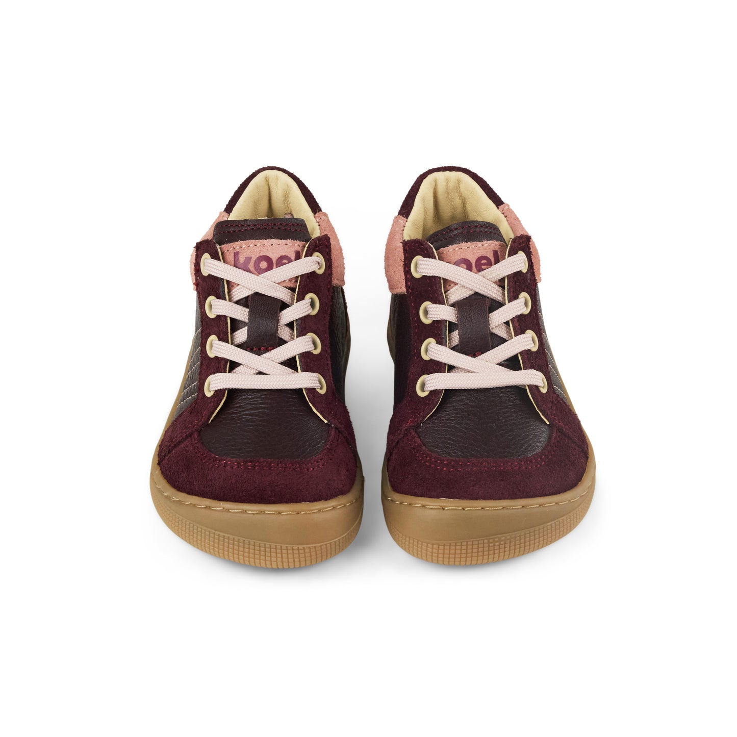 DION Suede – Kinder Barfuß-Sneaker zum Schnüren
