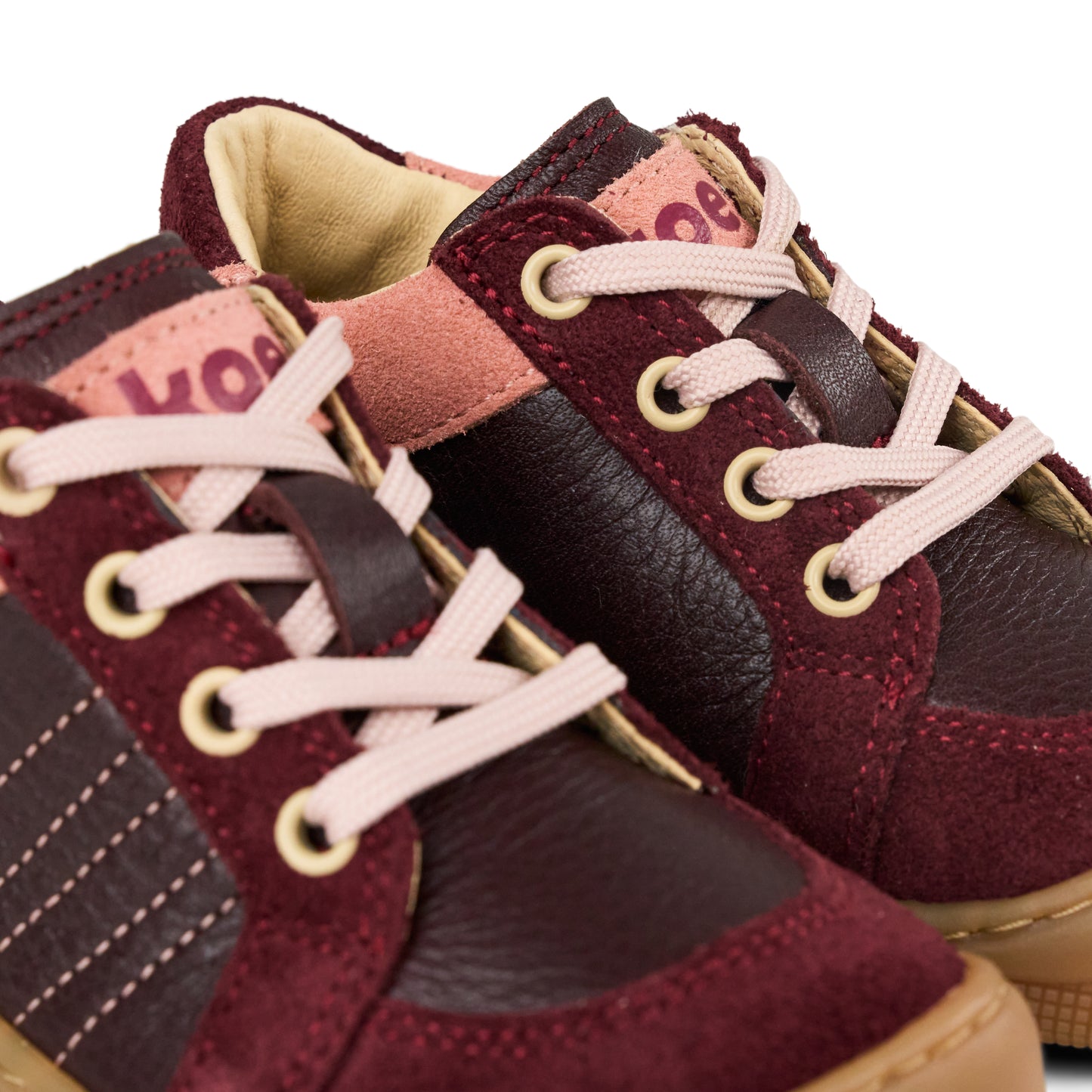 DION Suede – Kinder Barfuß-Sneaker zum Schnüren