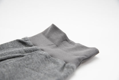 Babyhose mit Nabelbund und Beinumschlag, curry | Wolle Seide | Lilano