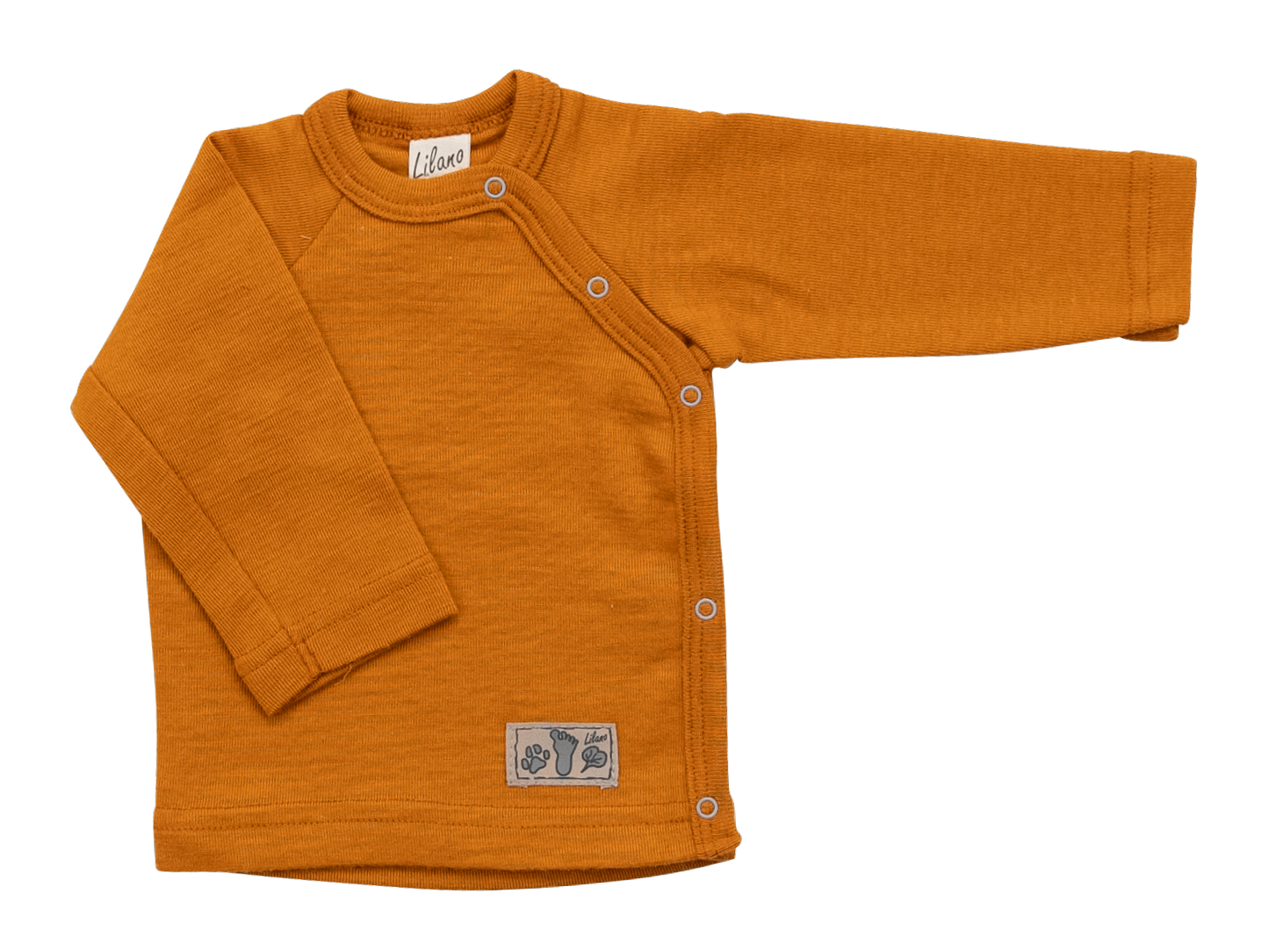 Wickeljacke. Wolle/Seide. grau | Lilano