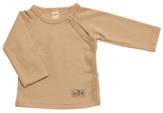 Wickeljacke. Wolle/Seide. sand | Lilano
