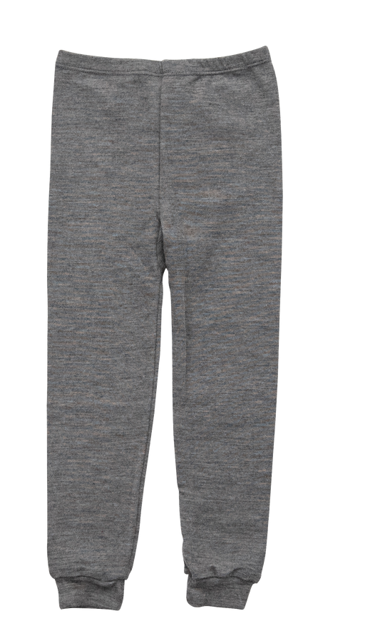 Leggings Wolle/Seide in grau | Lilano