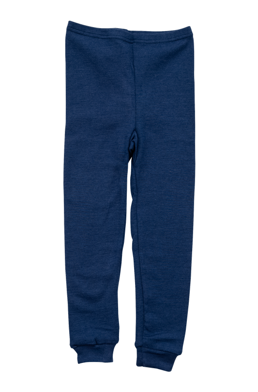 Leggings Wolle/Seide in marineblau | Lilano