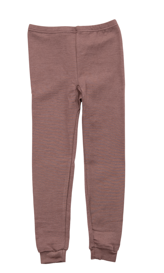 Leggings Wolle/Seide in mauve | Lilano