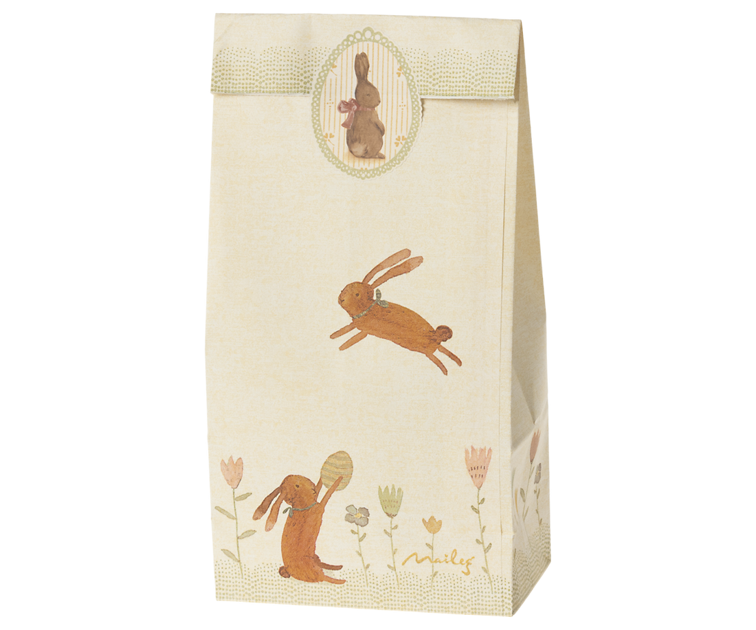 Stickerbogen, Osterdeko, Hasen und Teddys, Geschenkvepackung, Maileg