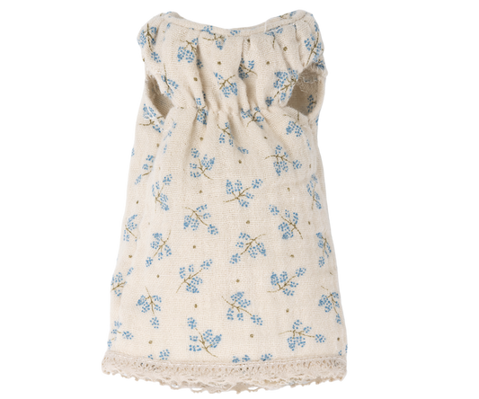 Kleid, blaue Blümchen, Größe1, Hässchen, Kaninchen| Maileg