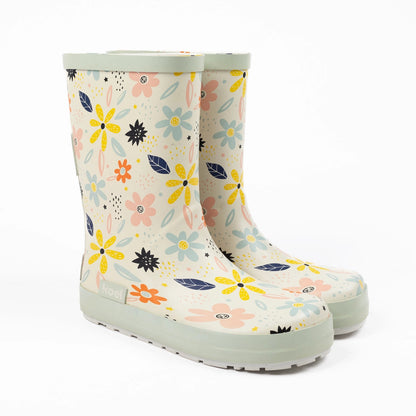 Gummistiefel. Blumen. Weit | Koel4Kids