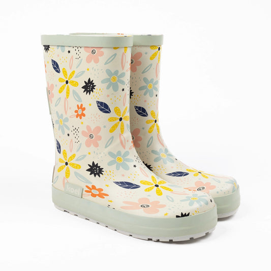 Gummistiefel. Blumen. Weit | Koel4Kids